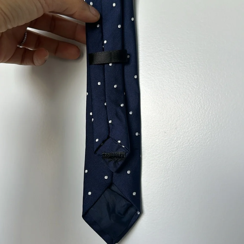 Kids blue formal tie